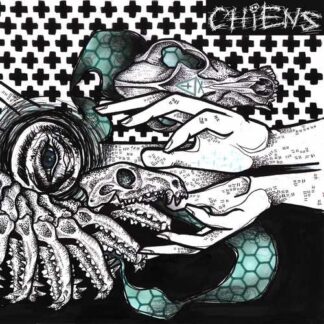 CHIENS - vultures are our future - VINYL 10INCH (transparent green with black streaks)