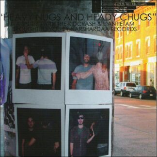 KIDCRASH - heavy nugs and heavy chugs (split with L'ANTIETAM) - VINYL 7INCH (black)
