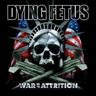 DYING FETUS - war of attrition - VINYL LP (clear with red splatter)