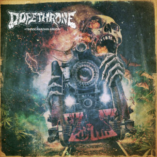DOPETHRONE - transcanadian anger - VINYL LP (silver)