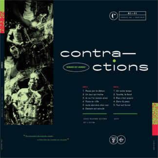 CONTRACTIONS - demain est annule - VINYL LP (black)