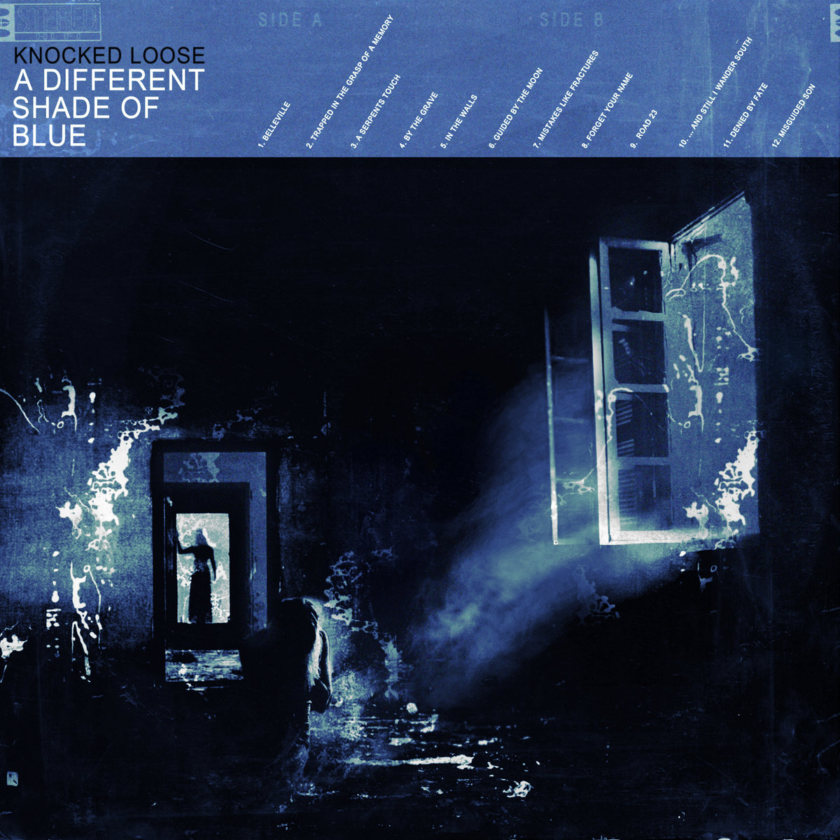 KNOCKED LOOSED - a different shade of blue - VINYL LP (electric smoke)