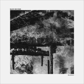 BLACK INK STAIN - incidents - VINYL LP (clear with black and white splatter)