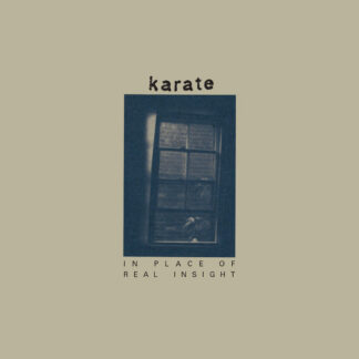 KARATE - in place of real insight - VINYL LP (transparent blue)