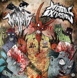 MANNAIA - split with MEATBALL EXPLOSION - VINYL LP (black)