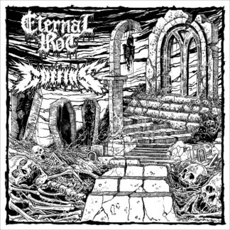 COFFINS - split with ETERNAL ROT - VINYL LP (black)