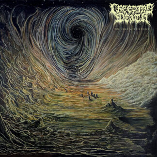 CREEPING DEATH - the edge of existence - VINYL LP (ruby and grey with black splatter)