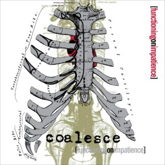 COALESCE - functioning on impatience - VINYL LP (white with splatter)