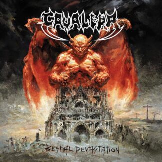CAVALERA - bestial devastation - VINYL LP (orange with red and black splatter)