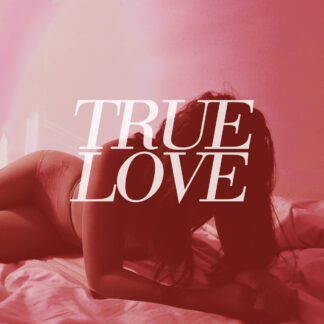 TRUE LOVE - heaven's too good for us - VINYL LP (oxblood)