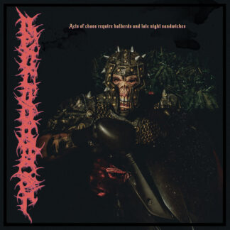 NECRODANCER - acts of chaos require halberds and late night sandwiches - VINYL LP (black)