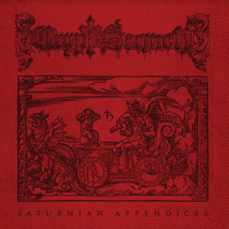 CRYPT SERMON - saturnian appendices - VINYL LP (clear)