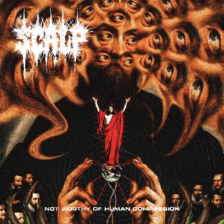 SCALP - not worthy of human compassion - VINYL LP (onyx)