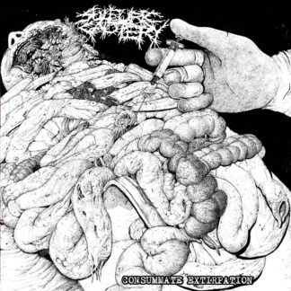 SULFURIC CAUTERY - consummate extirpation - VINYL LP (solid red)