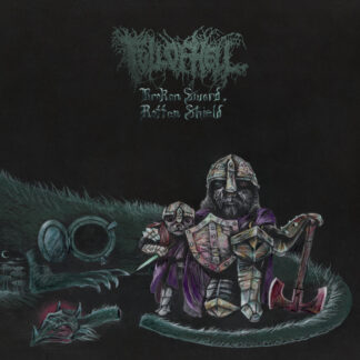 FULL OF HELL - broken sword, rotten shield - VINYL 10INCH (half oxblood and half silver)