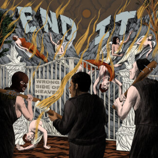 END IT - wrong side of heaven - VINYL LP (black in clear with green splatter)
