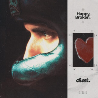 CHEST. - happy, broken - VINYL LP (black)